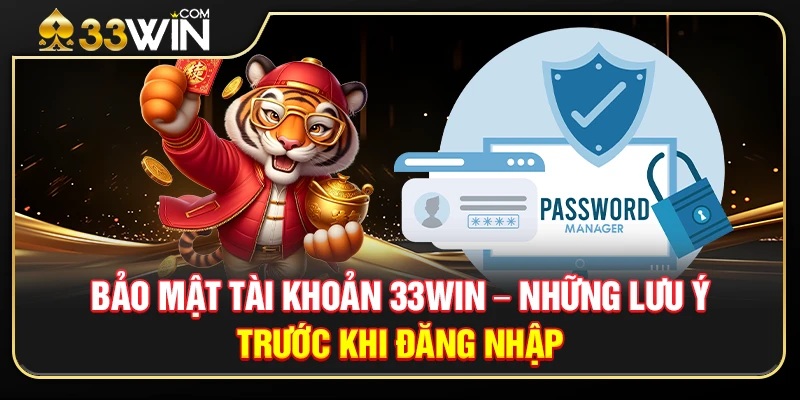 Bảo Mật 33WIN – Những Lưu Ý Trước Khi Đăng Nhập Tài Khoản
